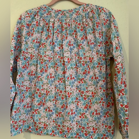 J.Crew Liberty Floral Print Smock Top Size 4 - Picture 6 of 6